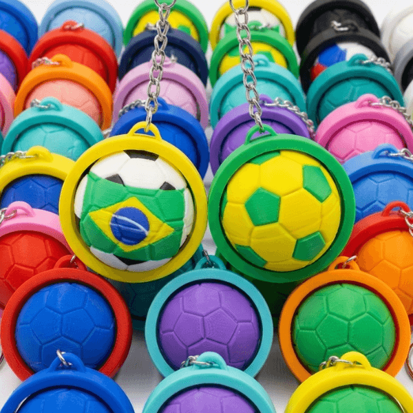 Chaveiro Bola Giratória ⚽