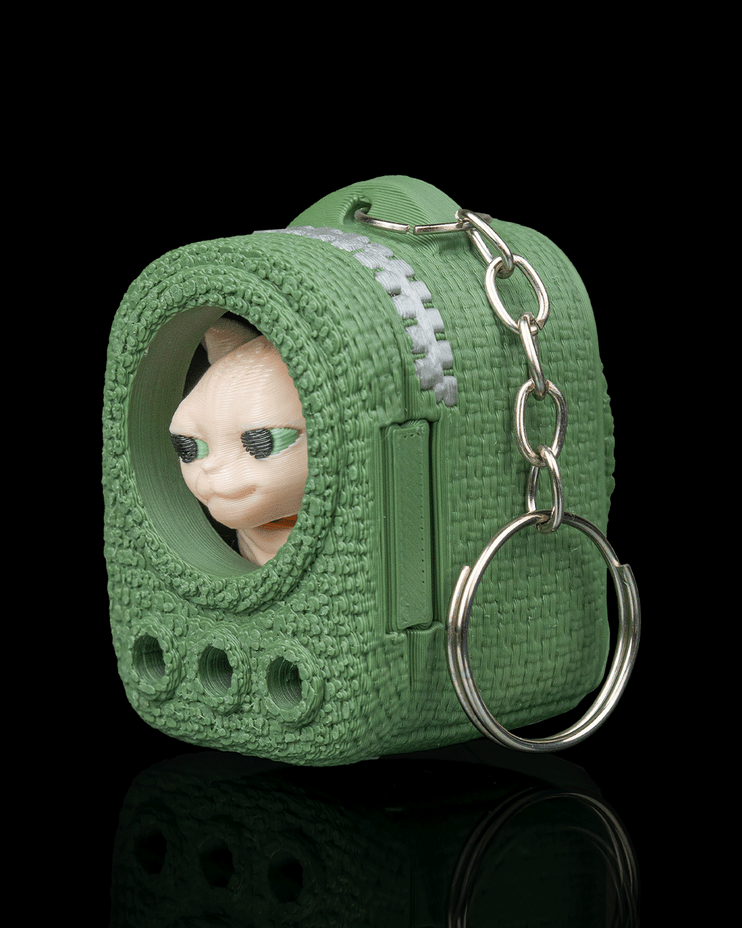 Chaveiro Mochila Tricotada – Sphynx 🧶 - 4
