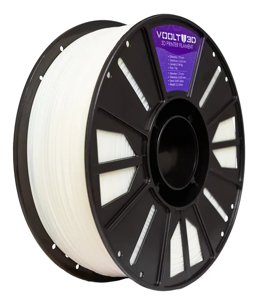 Voolt3D filamento abs 1kg cor natural