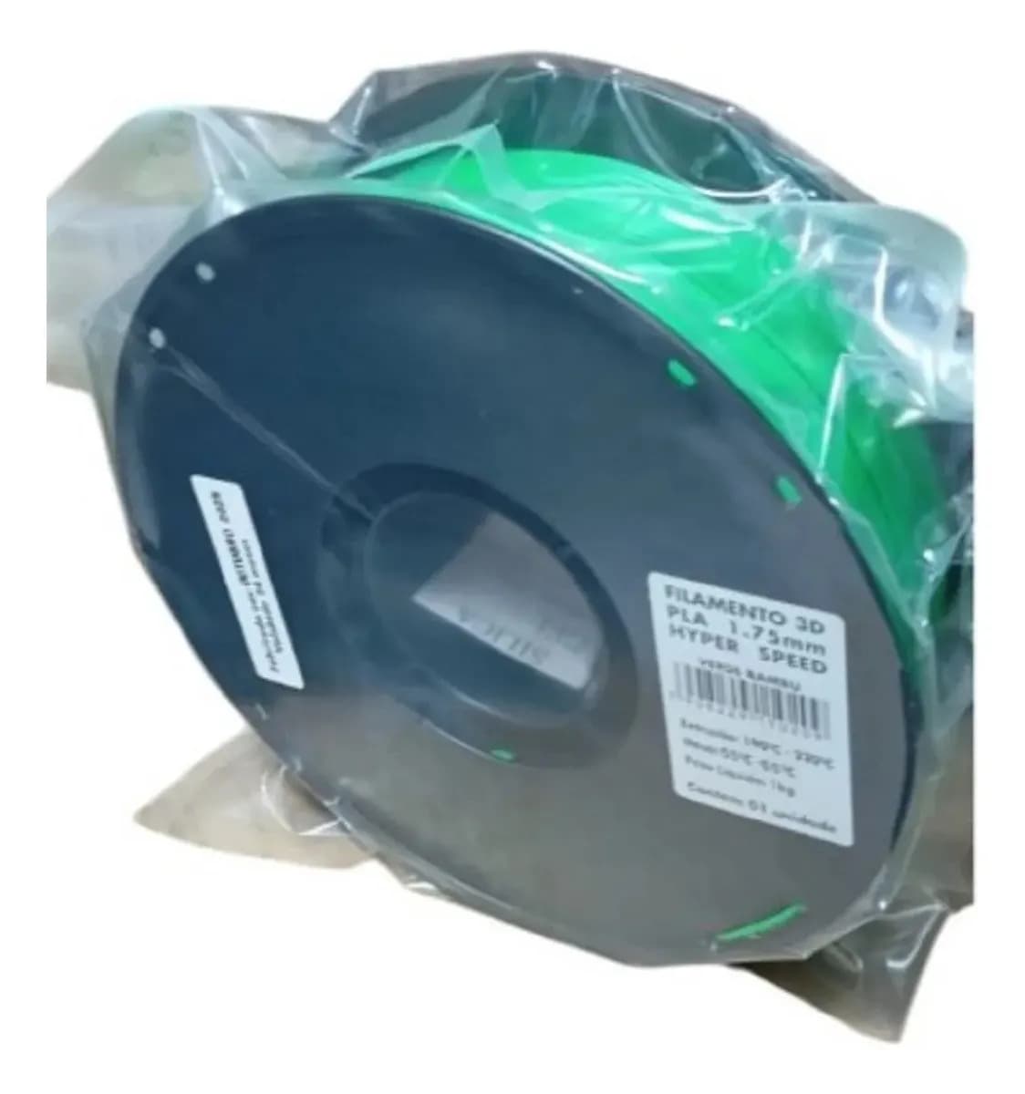 Filamento Pla Masterprint Pla Cores Verde Bambu