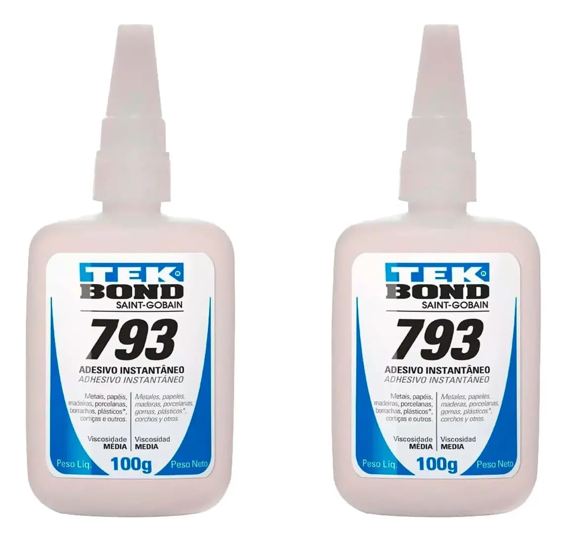 Cola Instantânea Antientupimento 793 100g Tekbond